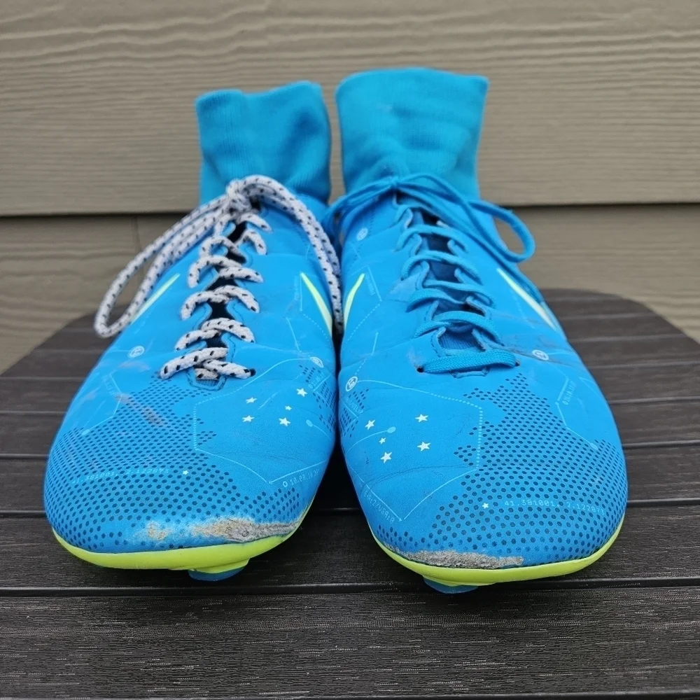 NIKE MERCURIAL VICTORY VI DF NJR FG NEYMAR BLUE ORBIT-WHITE SZ 11 921506-400